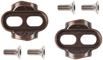 Crankbrothers Cleat Easy Release: 0 Degrees of Float Brass EA Clipless Cleat