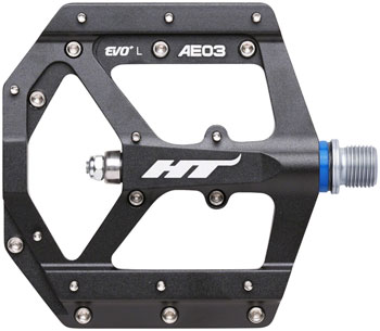 HT Components AE03(EVO+) Pedals - Platform, Aluminum, 9/16", Black PAA Pedals