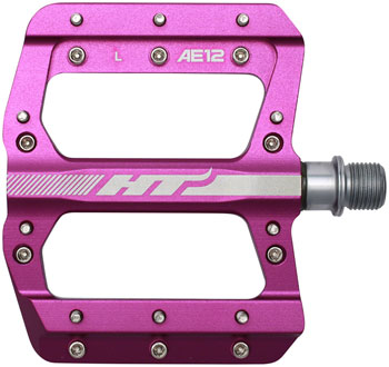 HT Components AE12 Pedals - Platform, Aluminum, 9/16", Purple PAA Pedals
