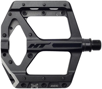 HT Components ANS10 Pedals - Platform, Aluminum, 9/16", Stealth Black Stealth Black PAA Pedals