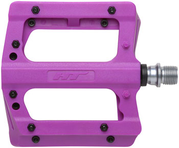 HT Components PA12A Pedals - Platform, Composite, 9/16", Dark Purple Dark Purple PAA Pedals