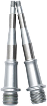 HT Components N-T1 Pedal Spindle - T1 IGUS, Chromoly, Silver EA Pedal Small Part