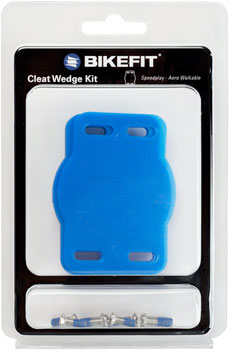 BikeFit Cleat Wedge - Wahoo Speedplay Compatible, 4-Hole, 1 Degree, 8-Pack EA Shoe and Pedal Fitting