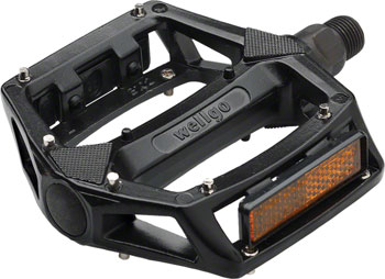 Wellgo B102 Pedals - Platform, Aluminum, 1/2", Black PAA Pedals