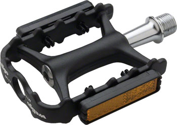 Wellgo M111 Pedals - Platform, Aluminum, 9/16", Black PAA Pedals