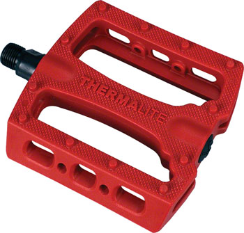 Stolen Thermalite Pedals - Platform, Composite/Plastic, 9/16", Red PAA Pedals