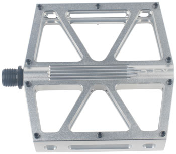5DEV Flatline Pedals - Platform, Aluminum, 9/16", Raw EA Pedals