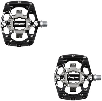 Hope Union GC Pedals - Dual Sided Clipless with Platform, 9/16", Black EA Pedals