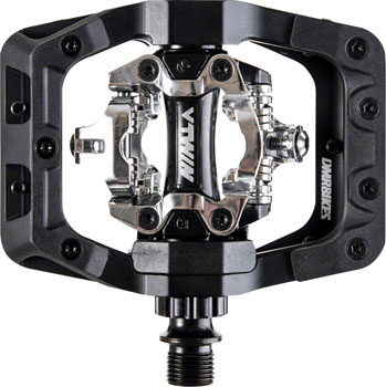 DMR V-Twin Pedals - Dual Sided Clipless with Platform, Aluminum, 9/16", Black EA Pedals