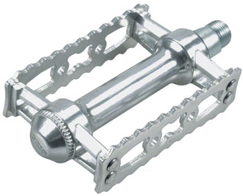 MKS Sylvan Touring Pedals - Platform, Aluminum, 9/16", Silver PAA Pedals