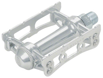 MKS Sylvan Track Pedals - Aluminum, 9/16", Silver PAA Pedals