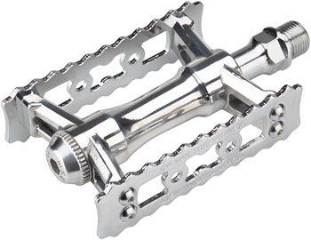 MKS Sylvan Touring Next Pedals - Platform, Aluminum, 9/16", Silver PAA Pedals