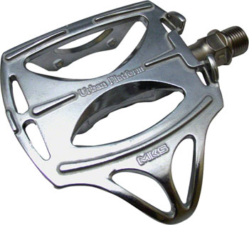 MKS Urban Platform Pedals - Platform, Aluminum, 9/16", Silver PAA Pedals
