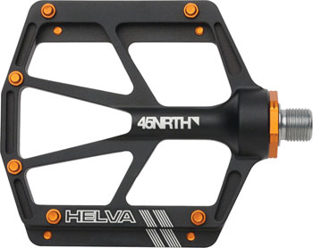 45NRTH Helva Pedals - Platform, Aluminum, 9/16", Black PAA Pedals