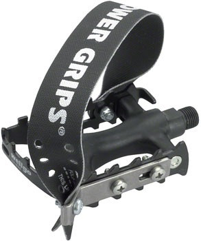 Power Grips Sport Pedal Kit - Plastic, 9/16", Black SET Pedals
