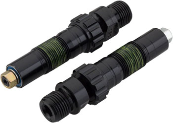 iSSi Road Cartridge Spindle Rebuild Kit: +5mm Length (55mm), Black KIT Pedal Small Part