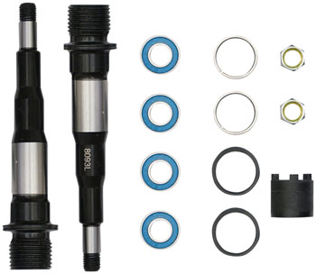 LOOK Spindle and Bearing Assembly - Steel, Right and Left, X-Track SET Pedal Small Part
