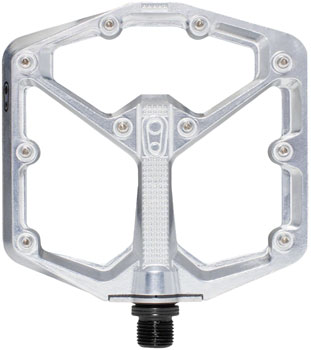 Crankbrothers Stamp 7 Pedals - Platform, Aluminum, 9/16", High Polish Silver, Large High Polish Silver PAA Pedals
