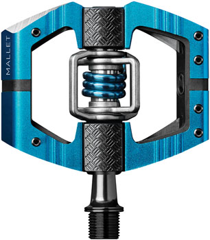 Crankbrothers Mallet Enduro Pedals - Dual Sided Clipless with Platform, Aluminum, 9/16", Blue PAA Pedals