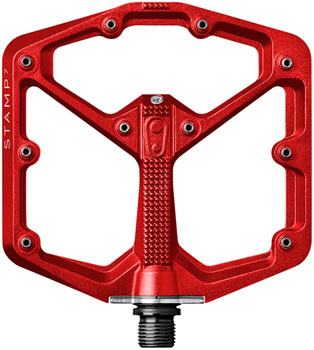 Crankbrothers Stamp 7 Pedals - Platform, Aluminum, 9/16", Red, Large Red PAA Pedals