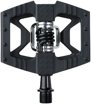 Crankbrothers Double Shot 1 Pedals - Single Side Clipless with Platform, Composite, 9/16", Black PAA Pedals