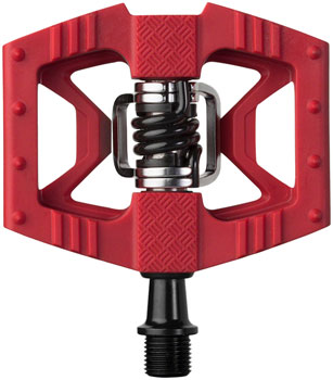Crankbrothers Double Shot 1 Pedals - Single Side Clipless with Platform, Composite, 9/16", Red PAA Pedals