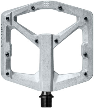 Crankbrothers Stamp 2 Pedals - Platform, Aluminum, 9/16", Raw Silver, Large Raw Silver PAA Pedals
