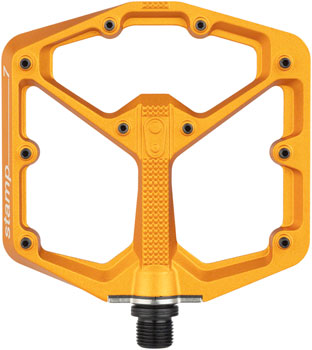Crankbrothers Stamp 7 Pedals - Platform, Aluminum, 9/16", Orange, Large Orange PAA Pedals