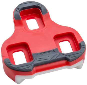 LOOK KEO GRIP Cleat - 9 Degree Float, Red, Tri-material Red EA Clipless Cleat