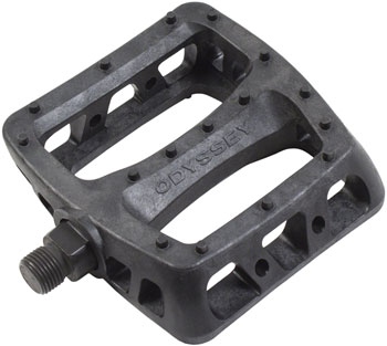 Odyssey Twisted PC Pedals - Platform, Composite/Plastic, 9/16", Black PAA Pedals