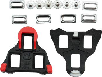 VP Components VP SL Road Cleat 0 Degree Float Black/Red Black PAA Clipless Cleat