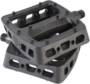 Odyssey Twisted Pro PC Pedals - Platform, Composite/Plastic, 9/16", Black PAA Pedals