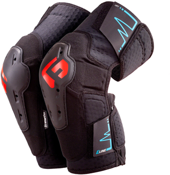 G-Form E-Line Knee Pads - Black, Medium Black PAA Pads and Protection