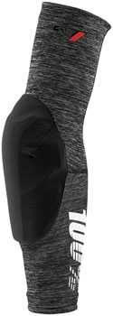 100% Teratec Elbow Guards - Gray Heather, Large Gray PAA Pads and Protection