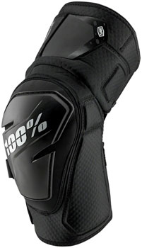 100% Fortis Knee Guards - Black, Small/Medium Black PAA Pads and Protection