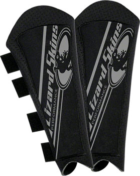 Lizard Skins Protective Shin Guard: Black PAA Pads and Protection