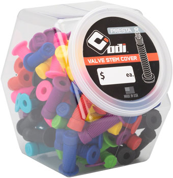 ODI Presta Valve Stem Caps Candy Jar EA Valve Cap