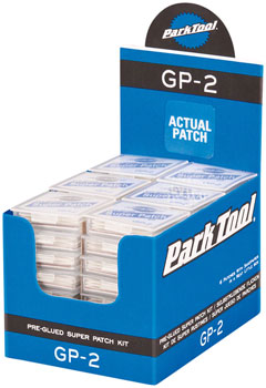 Park Tool Glueless Patch Kit: Display Box with 48 Individual Kits BOX Patch Kits
