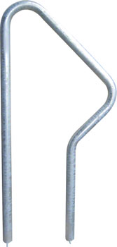 Dero Swerve Bike Rack Inground Mount: Powder Coated or Galvanized EA Commercial Rack