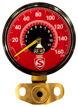 Silca Super Pista Ultimate Gauge - 160psi, Red EA Pump Part