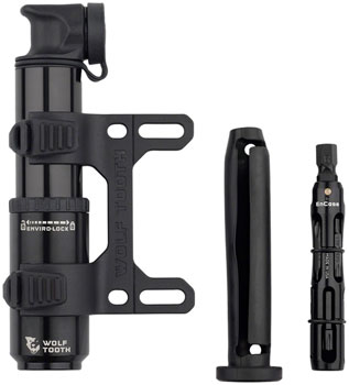Wolf Tooth Encase Pump with MultiTool - 40cc Black EA Frame Pump