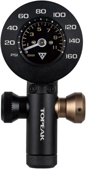 Topeak AirBooster G+ CO2 Inflator - with Gauge EA CO2 and Pressurized Inflation Device