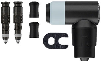 Schwalbe Clik Valve Conversion Kit - Presta Valves, Pair with Pump Head EA Valve Part