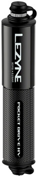 Lezyne Pocket Drive HV Frame Pump - Gloss Black EA Frame Pump