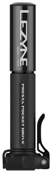 Lezyne Presta Pocket Drive Frame Pump Black EA Frame Pump