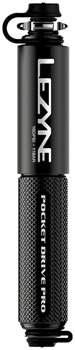 Lezyne Pocket Drive Pro HV Pump - Black EA Frame Pump