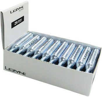 Lezyne 25g CO2 Cartridge, Display Box of 30 BOX