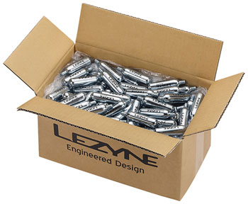 Lezyne 20g CO2 Cartridge, Bulk Box of 220 BOX CO2 and Pressurized Inflation Device