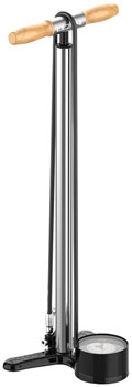Lezyne Alloy Floor Drive 3.5 Floor Pump - Presta Pro Chuck, 220psi, Gloss Silver Gloss Silver EA Floor Pump