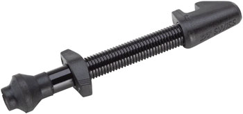 DT Swiss Aluminum Tubeless Valve - MTB or Road, 26-35mm, Black, Single EA Tubeless Valves
